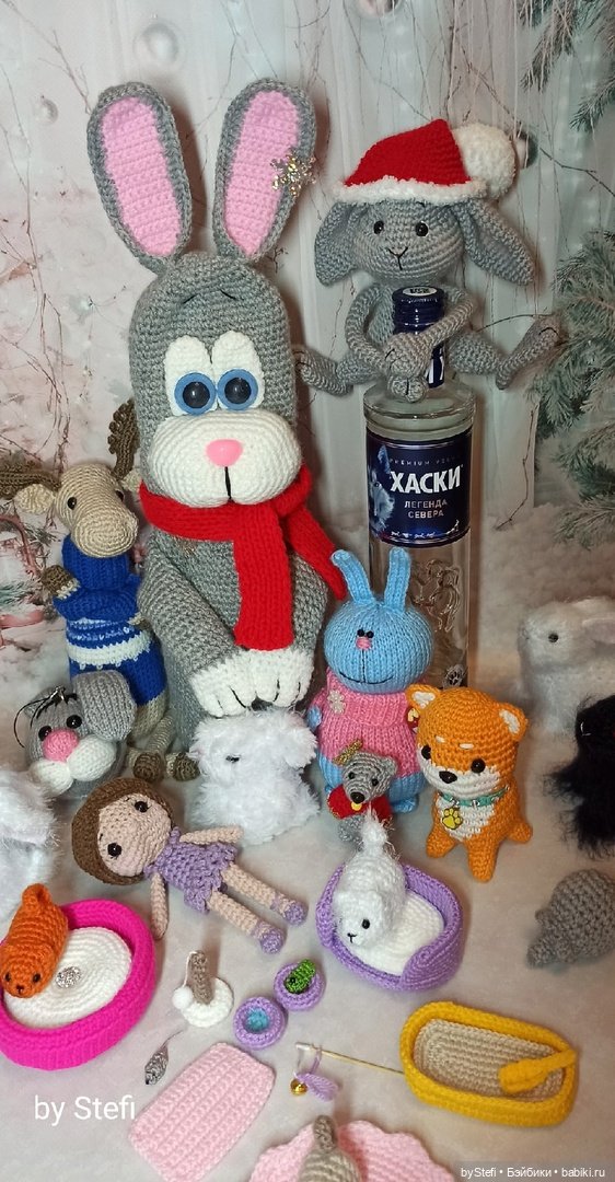 Решила собрать все связанные игрушки и сделать фото на память (фото 2)