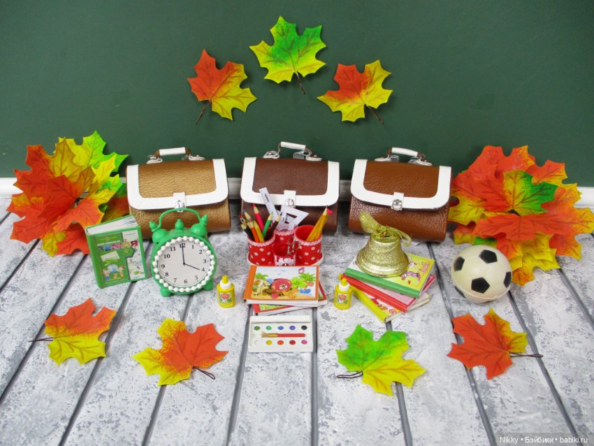 Ранцы (портфели) для кукол Паола Рейна 34 см. и кукол подобного формата (фото 3)