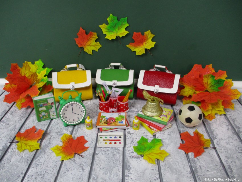 Ранцы (портфели) для кукол Паола Рейна 34 см. и кукол подобного формата (фото 2)