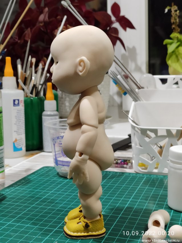 В процессе — Авторские шарнирные куклы своими руками: лепка (фото 2)