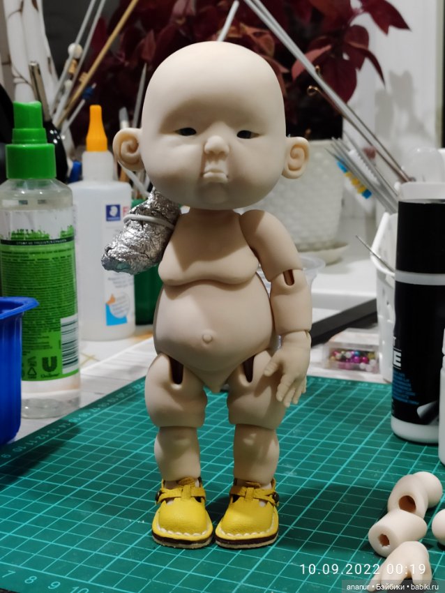В процессе — Авторские шарнирные куклы своими руками: лепка