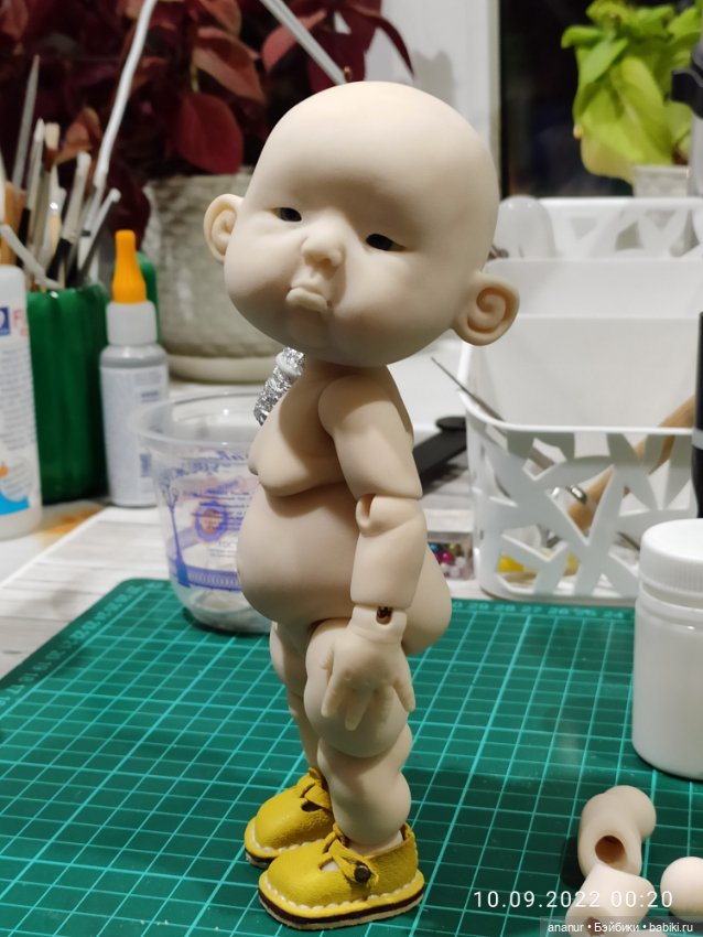 В процессе — Авторские шарнирные куклы своими руками: лепка (фото 3)