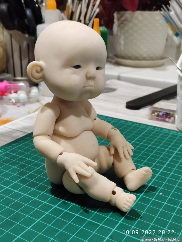 В процессе — Авторские шарнирные куклы своими руками: лепка (фото 8)