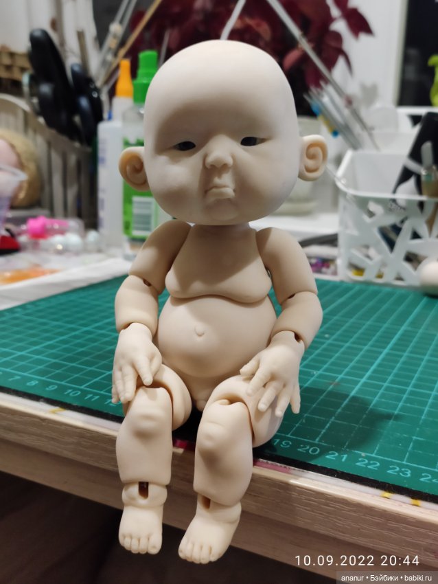 В процессе — Авторские шарнирные куклы своими руками: лепка
