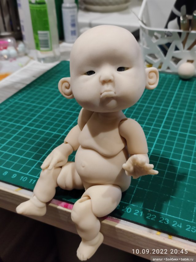 В процессе — Авторские шарнирные куклы своими руками: лепка