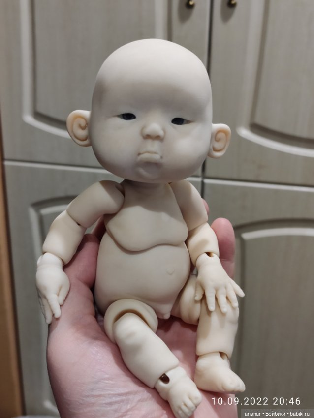 В процессе — Авторские шарнирные куклы своими руками: лепка