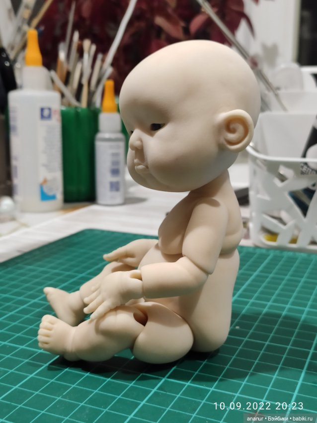 В процессе — Авторские шарнирные куклы своими руками: лепка (фото 9)