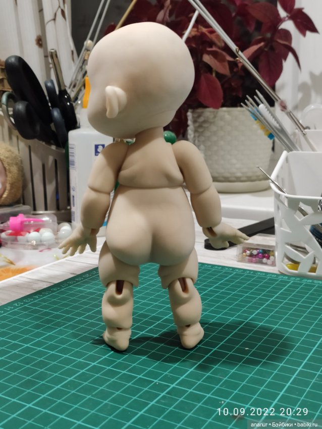 В процессе — Авторские шарнирные куклы своими руками: лепка