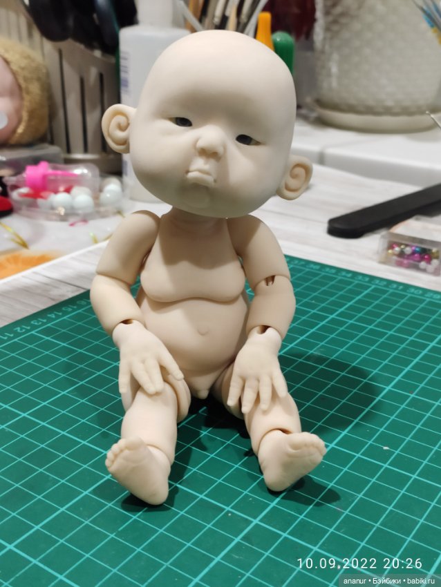 В процессе — Авторские шарнирные куклы своими руками: лепка