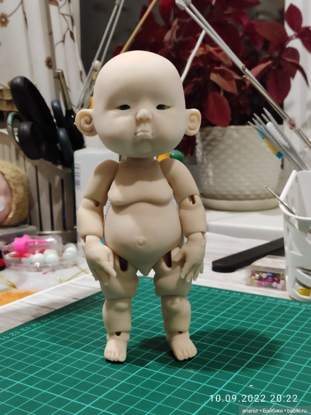 В процессе — Авторские шарнирные куклы своими руками: лепка (фото 7)