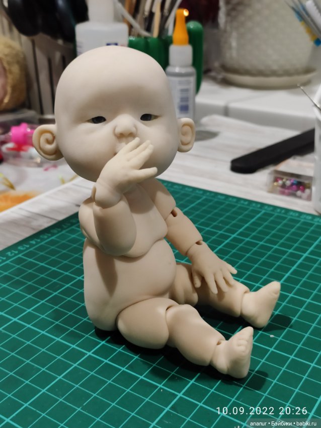 В процессе — Авторские шарнирные куклы своими руками: лепка
