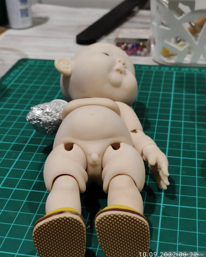 В процессе — Авторские шарнирные куклы своими руками: лепка (фото 4)