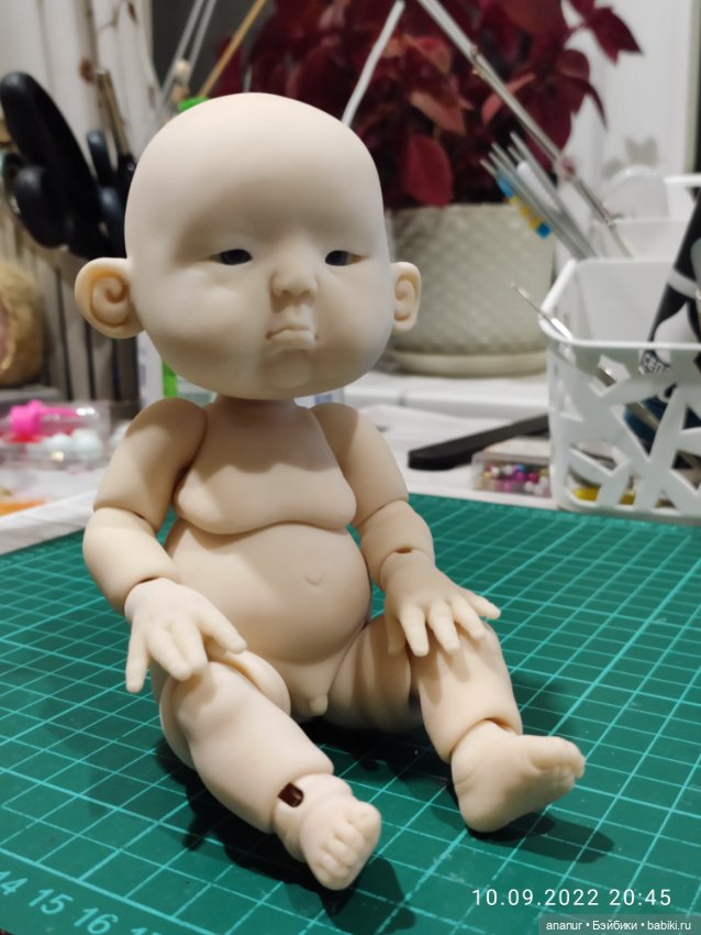 В процессе — Авторские шарнирные куклы своими руками: лепка