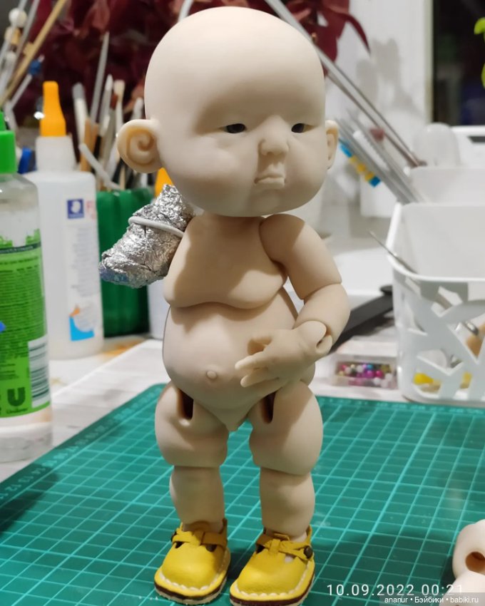 В процессе — Авторские шарнирные куклы своими руками: лепка (фото 5)