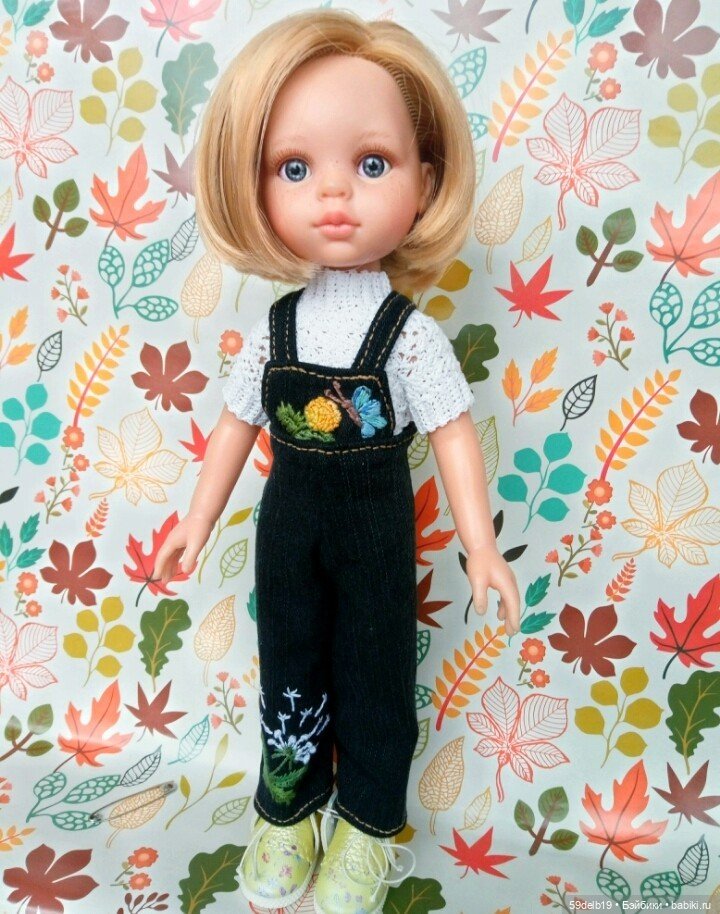 Кукольный гардероб: комбинезончики для паолочек (фото 2)