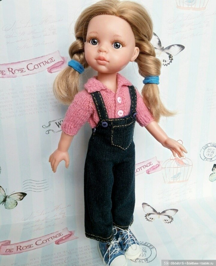 Кукольный гардероб: комбинезончики для паолочек (фото 3)