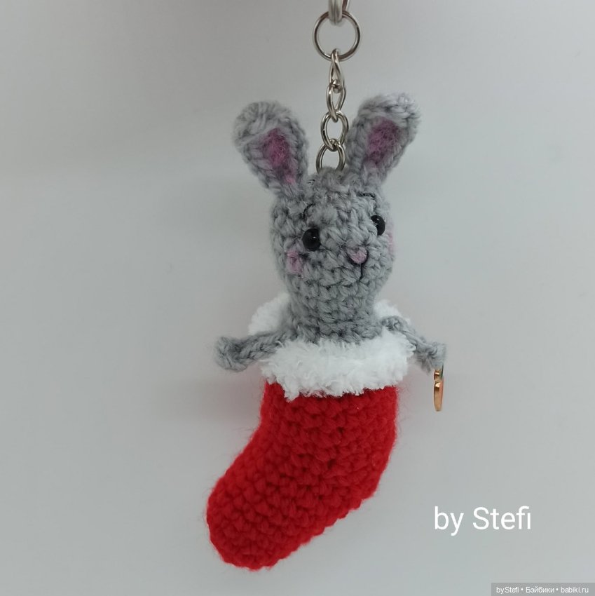Кролик в носочке. Символ 2023 (фото 5)