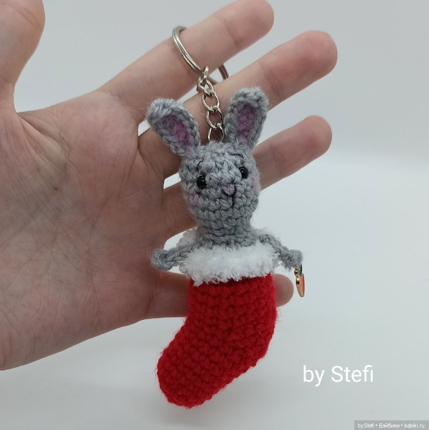 Кролик в носочке. Символ 2023 (фото 3)