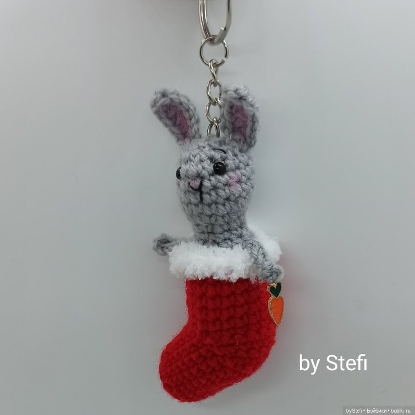 Кролик в носочке. Символ 2023