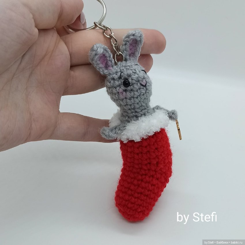 Кролик в носочке. Символ 2023 (фото 8)