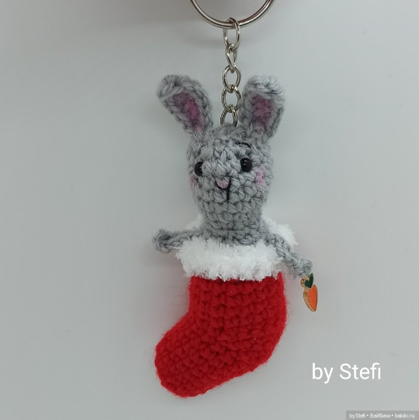 Кролик в носочке. Символ 2023 (фото 4)