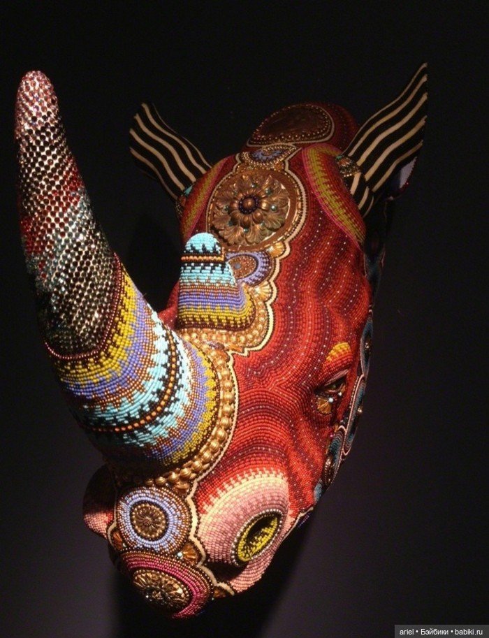 Замысловатые бисерные скульптуры от художницы Джэн Хьюлинг (Jan Huling) (фото 7)