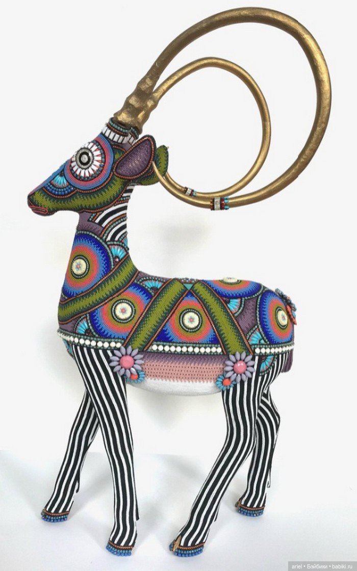 Замысловатые бисерные скульптуры от художницы Джэн Хьюлинг (Jan Huling) (фото 10)