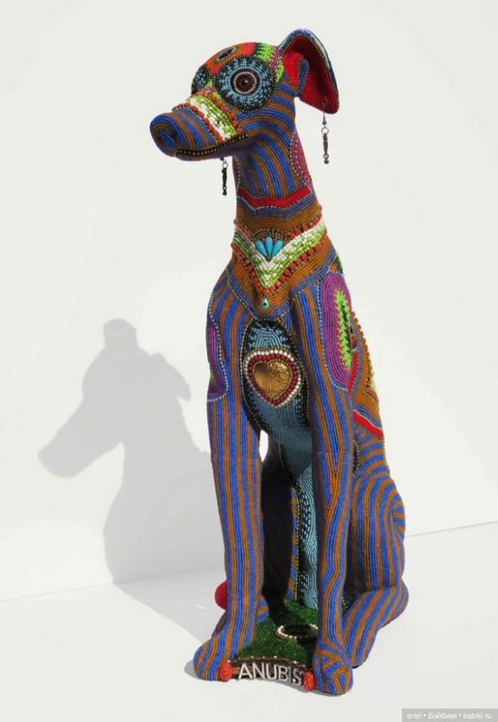 Замысловатые бисерные скульптуры от художницы Джэн Хьюлинг (Jan Huling) (фото 4)