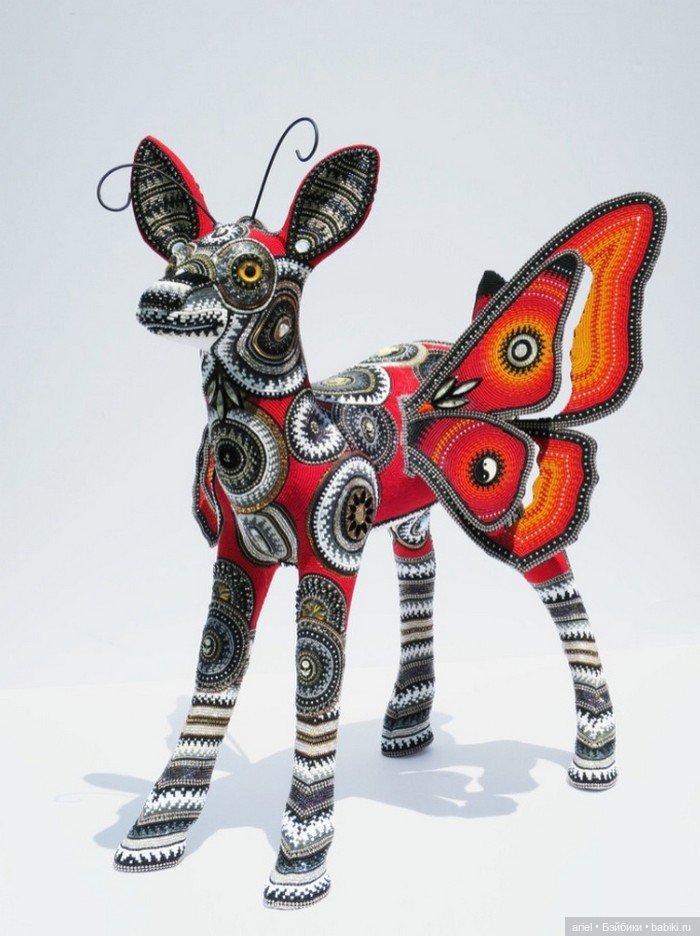 Замысловатые бисерные скульптуры от художницы Джэн Хьюлинг (Jan Huling) (фото 9)