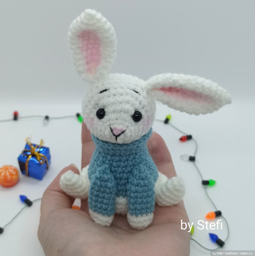 Зимний кролик. Символ 2023. Авторская работа (фото 3)