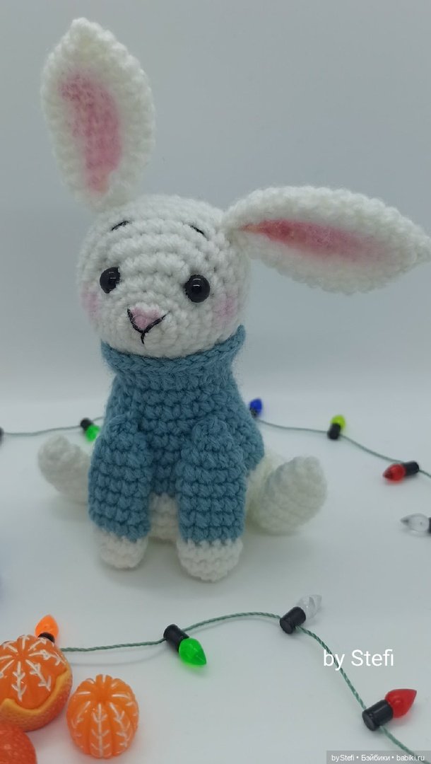 Зимний кролик. Символ 2023. Авторская работа (фото 5)