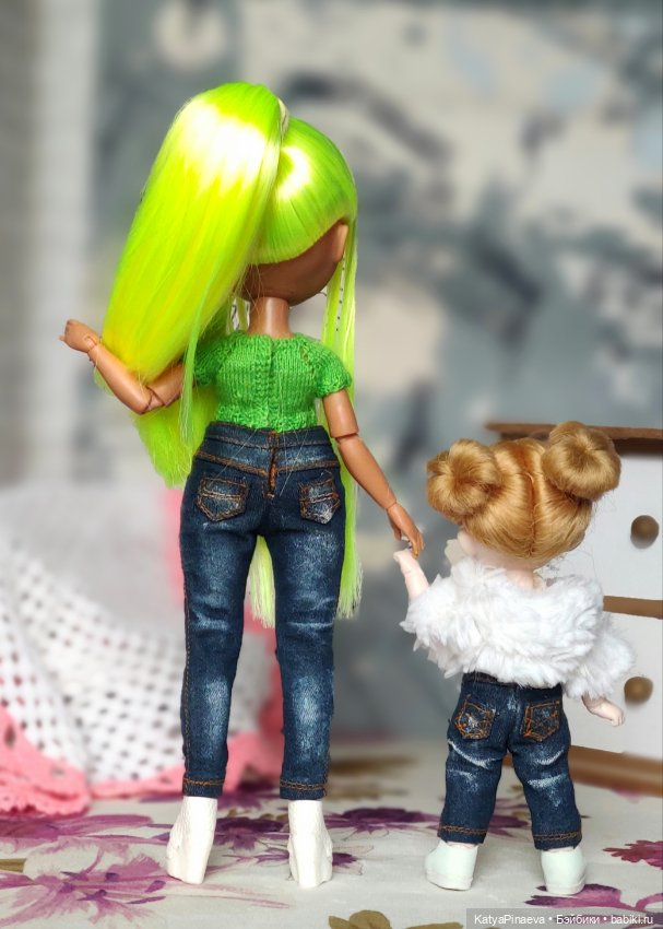 Джинсы для кнопочки — Куклы Baboliy (Баболи (фото 7)