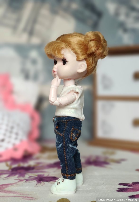 Джинсы для кнопочки — Куклы Baboliy (Баболи (фото 4)