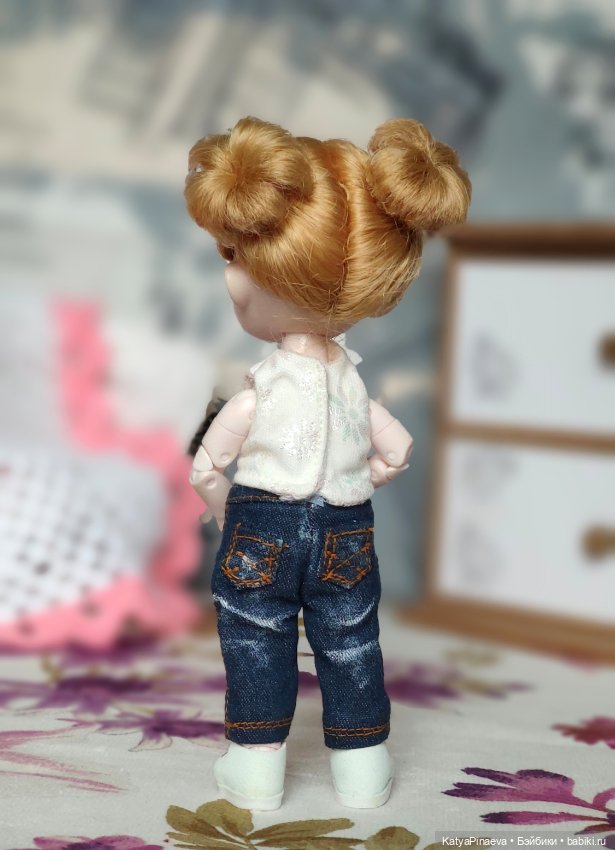Джинсы для кнопочки — Куклы Baboliy (Баболи (фото 5)