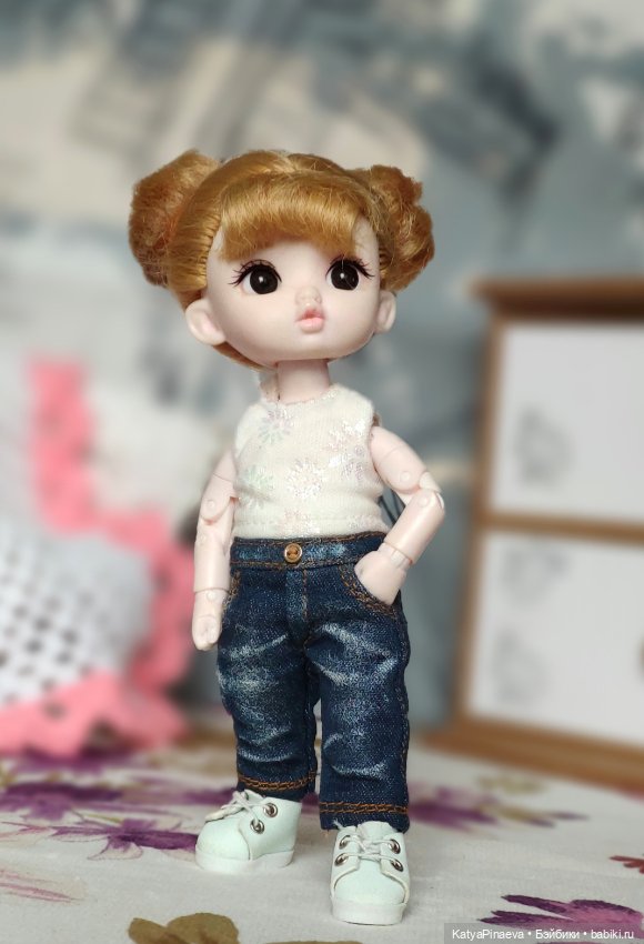 Джинсы для кнопочки — Куклы Baboliy (Баболи (фото 3)