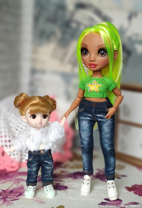 Джинсы для кнопочки — Куклы Baboliy (Баболи (фото 6)