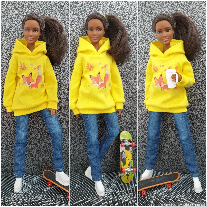 Осеннее настроение 🍂 — Одежда и обувь для кукол своими руками: фото (фото 3)