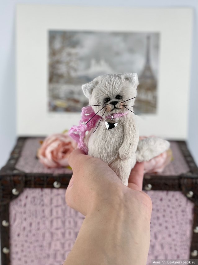 Тедди котик Тео — Авторские мишки Тедди и друзья: фото (фото 6)