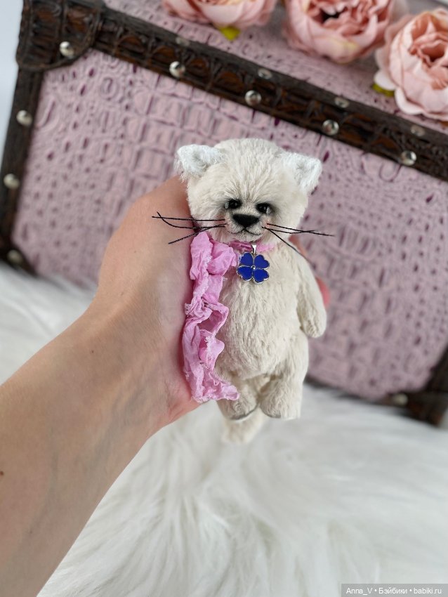 Тедди котик Кася — Авторские мишки Тедди и друзья: фото