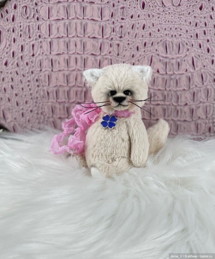 Тедди котик Кася — Авторские мишки Тедди и друзья: фото (фото 4)