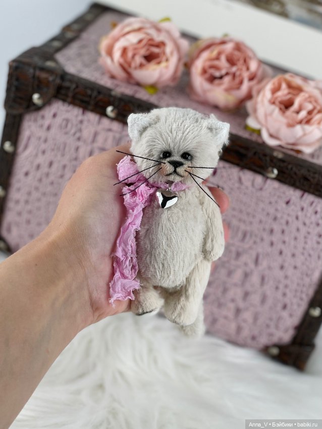 Тедди котик Тео — Авторские мишки Тедди и друзья: фото