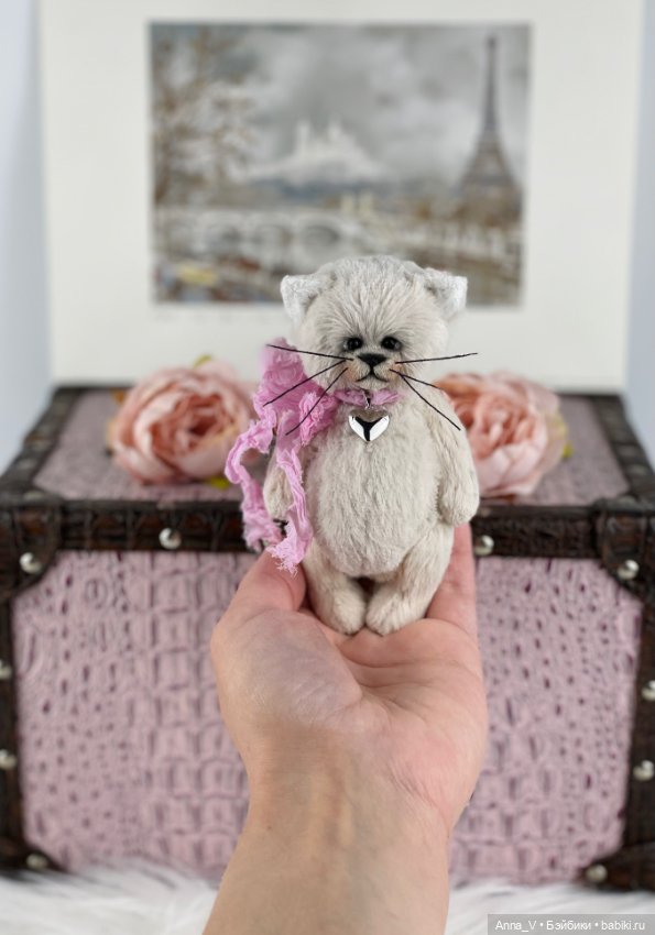 Тедди котик Тео — Авторские мишки Тедди и друзья: фото (фото 4)