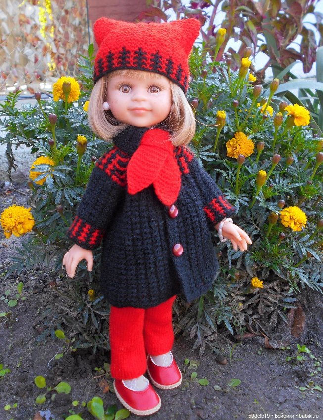 Бархатцы - осенние цветы — Одежда и обувь для кукол своими руками: фото (фото 3)