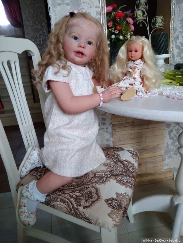 Куклы тоже любят играть. Кукла для куклы (фото 3)