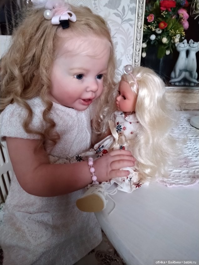 Куклы тоже любят играть. Кукла для куклы (фото 10)