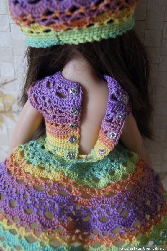 Наряд "Валенсия" для кукол Паола Рейна и им подобных (фото 6)