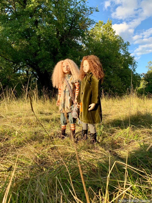 Хедвига, пойдём гулять! Hedwiga и Annelotte на прогулке. Моя парочка Zwergnase 90 см (фото 6)