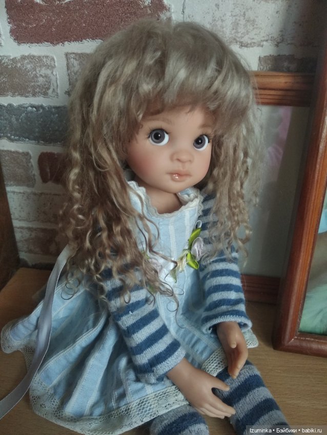 Мальвина — ООАК Paola Reina (Паола Рейна) и испанских кукол: перерисовка (фото 5)