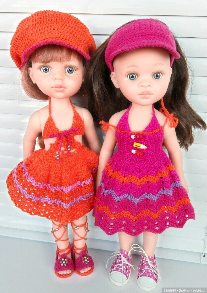 Кукольный гардероб: сарафанчики для кукол