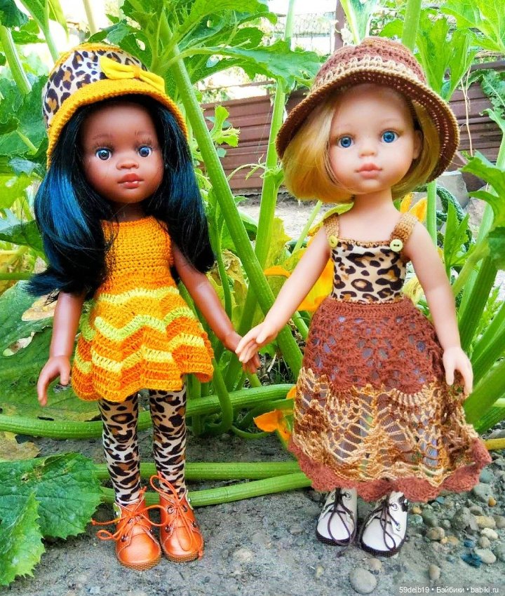 Кукольный гардероб: сарафанчики для кукол